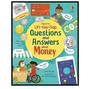 BUNDLE & SAVE💰Usborne Lift-the-Flap Questions and Answers about Money Board Book